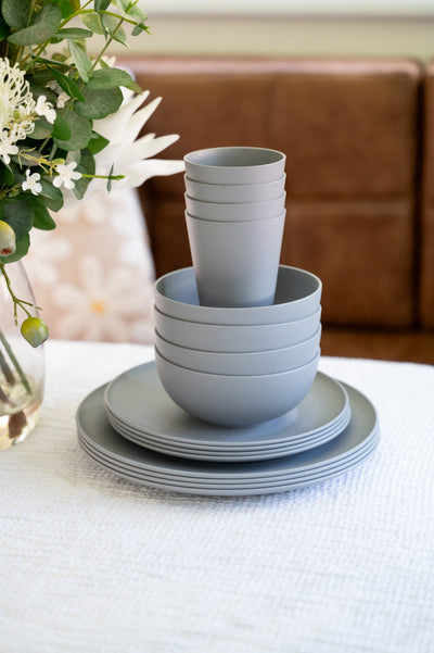 16 Piece PLA Dinnerware Set