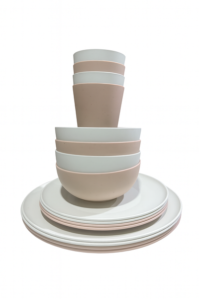 16 Piece PLA Dinnerware Set