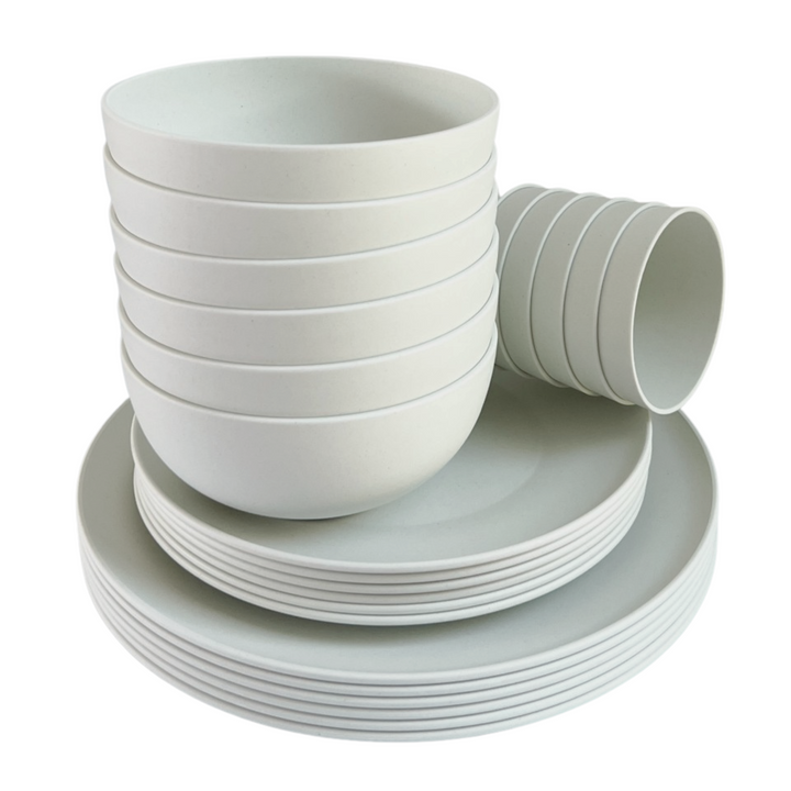 24 Piece PLA Dinnerware Set